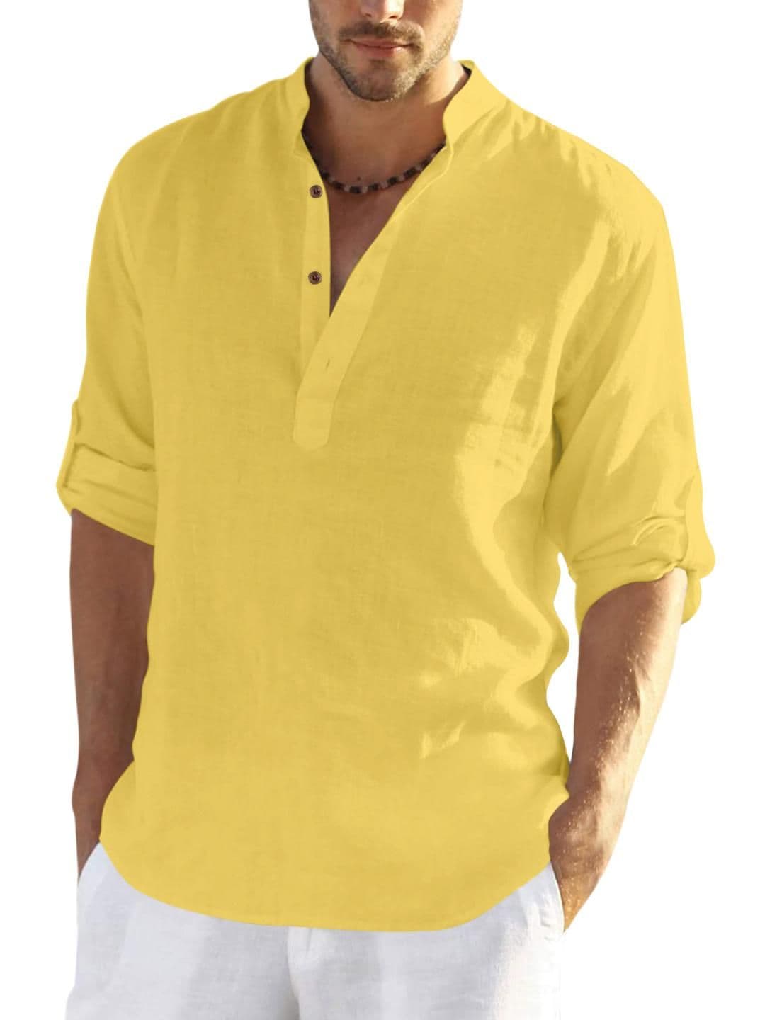 Fifth U Yellow Blended Kurtas - view 1