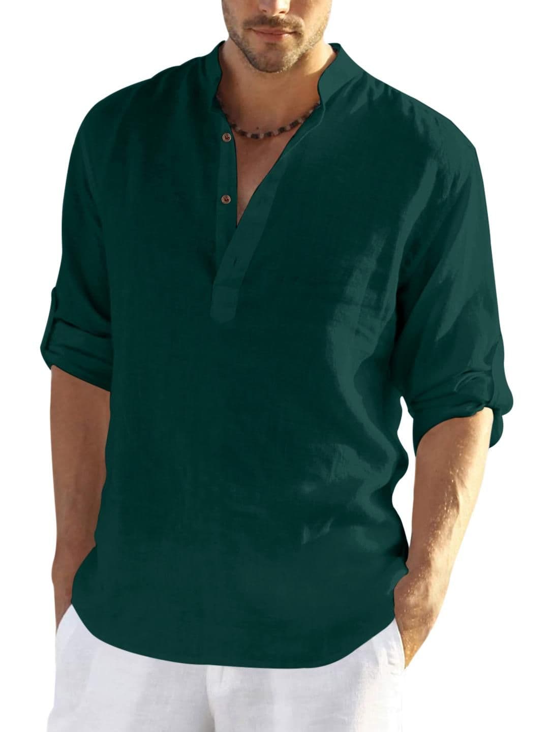 Fifth U Green Blended Kurtas - view 1