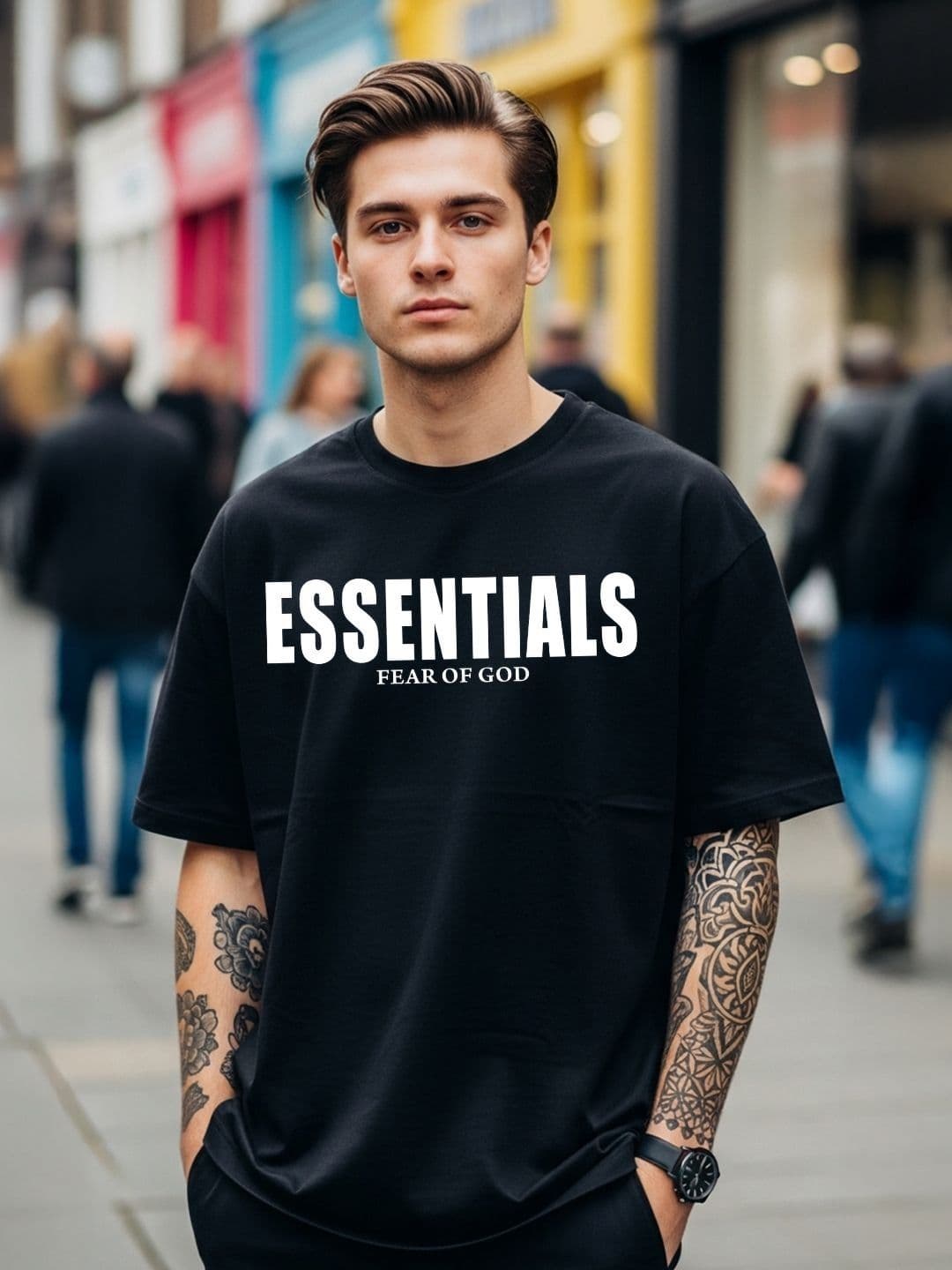 BENNY BROOKS Essentials Fear of God Oversized T-shirt - view 1