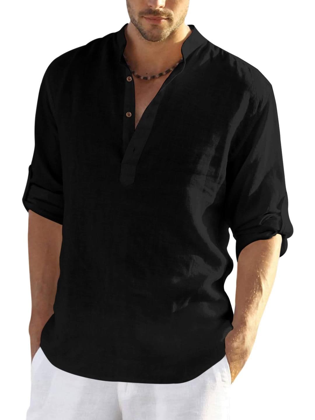 Fifth U Black Blended Kurtas - view 1