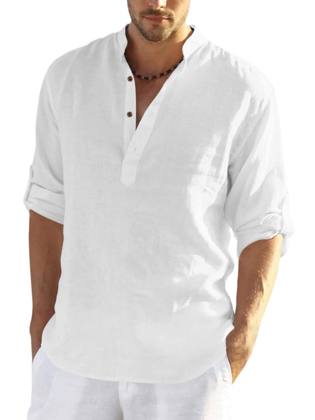 Fifth U White Blended Kurtas - view 1