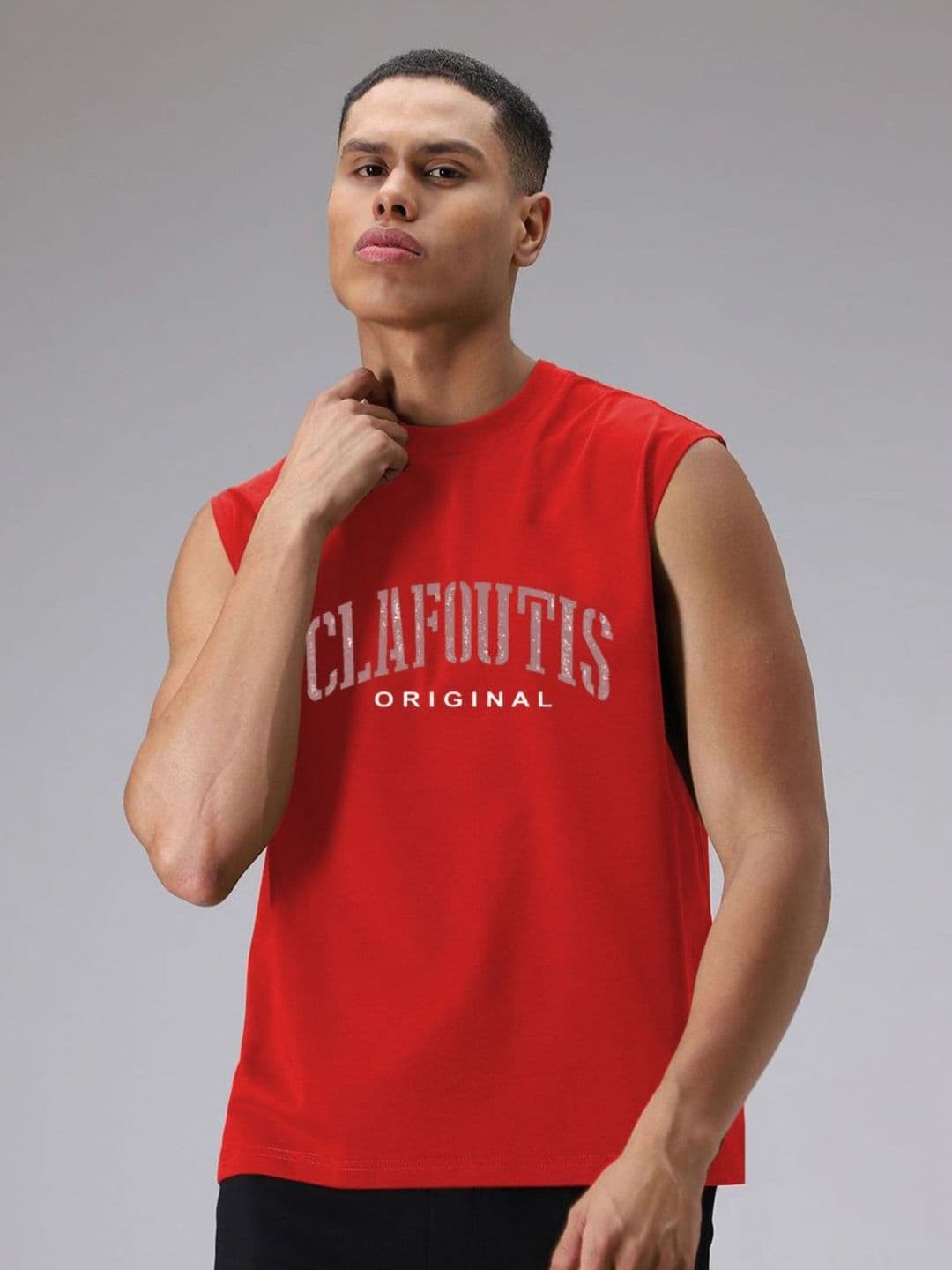 CLAFOUTIS Men Typography Printed Round Neck T-shirt - view 1