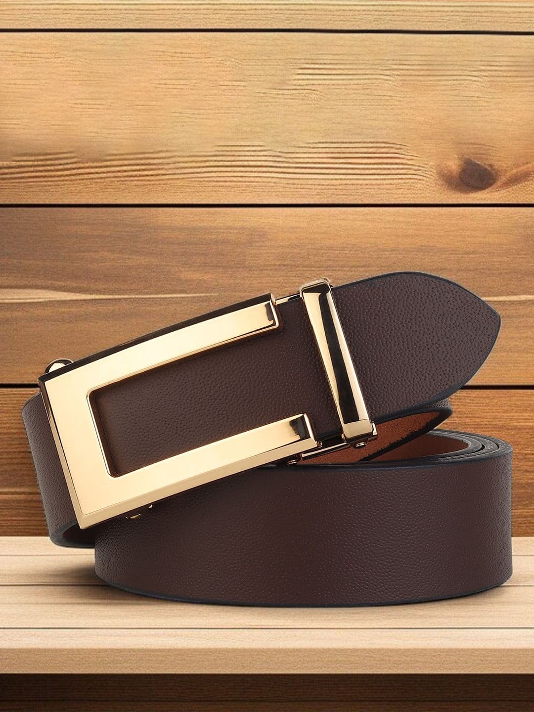 Provogue Men Textured Leather Formal Belt - view 1