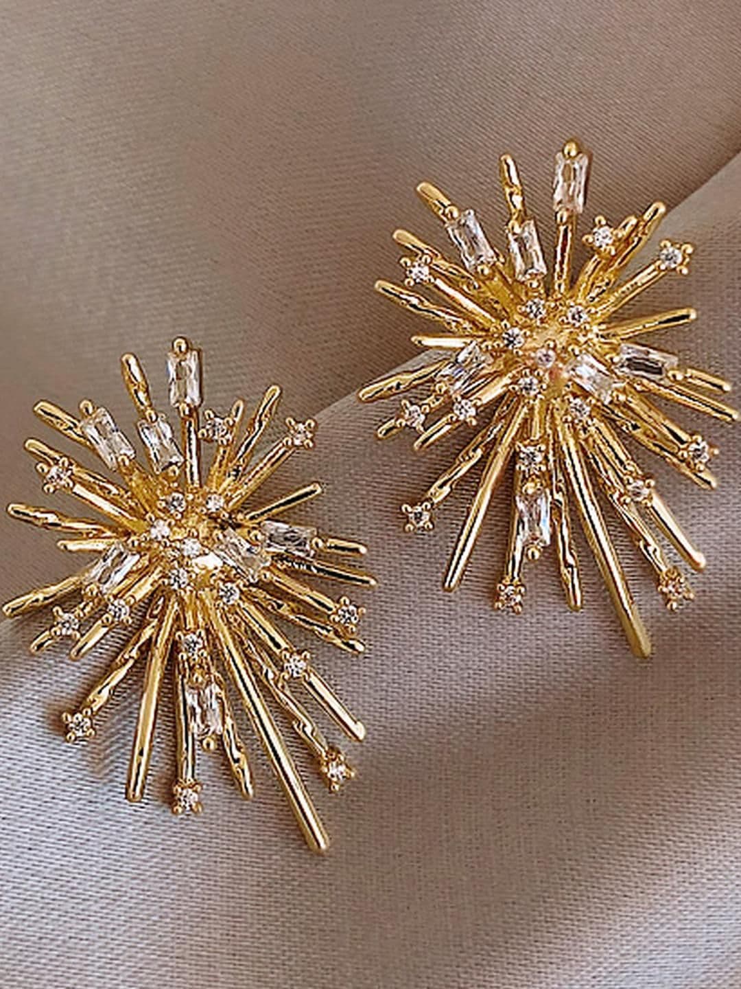DressBerry Gold Alloy Earrings - view 1