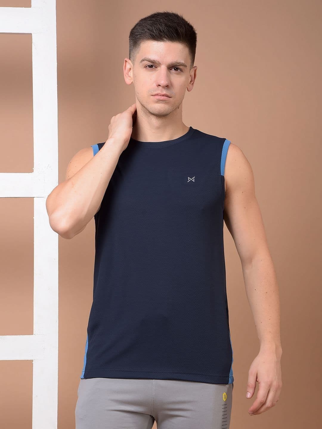 Force NXT Men Microfiber Anti Viral Anti Odour Cool Sports Muscle T-Shirt - view 1