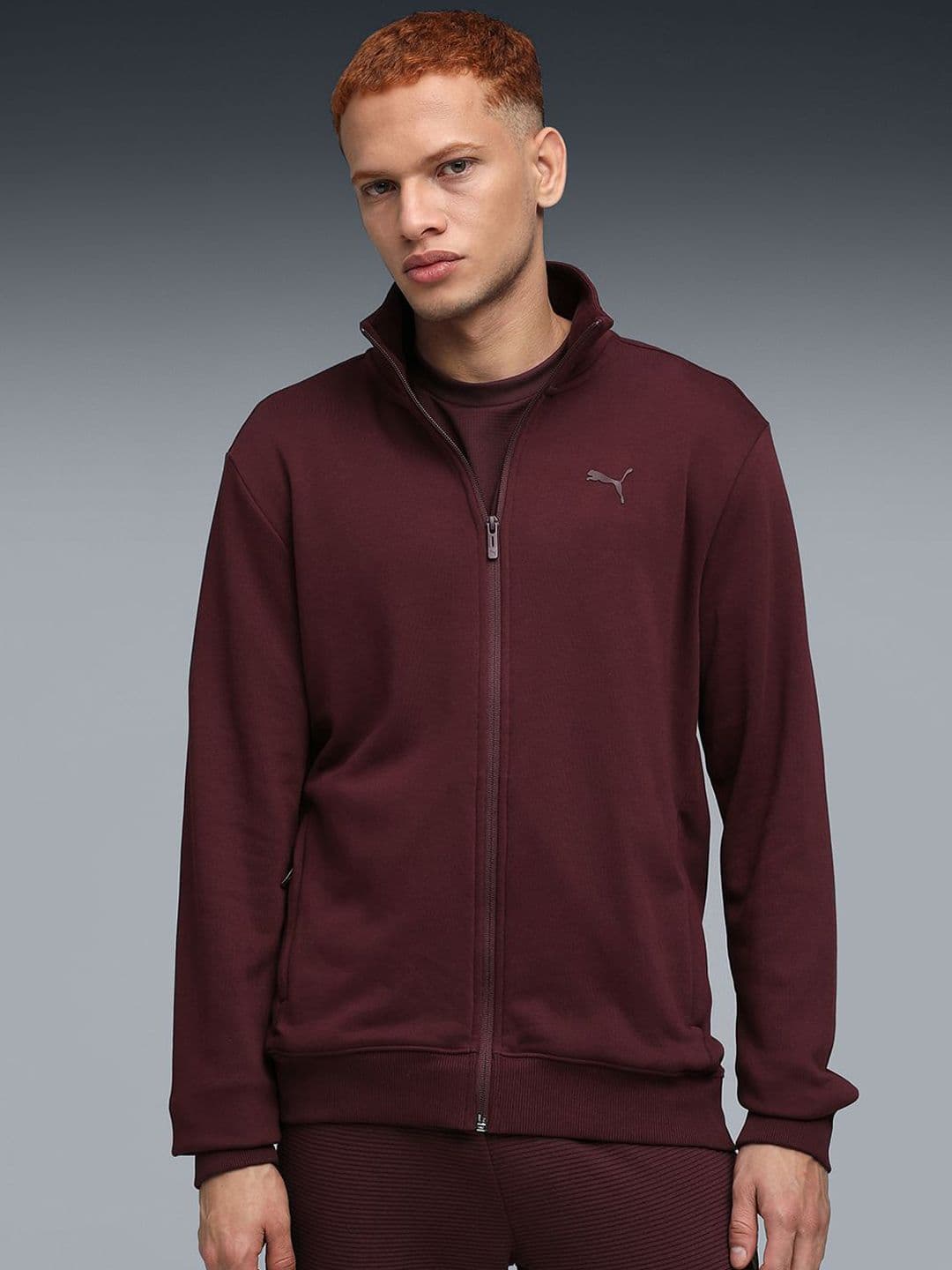 Puma Essentials Zippered Full-Zip Cotton Jacket - view 1