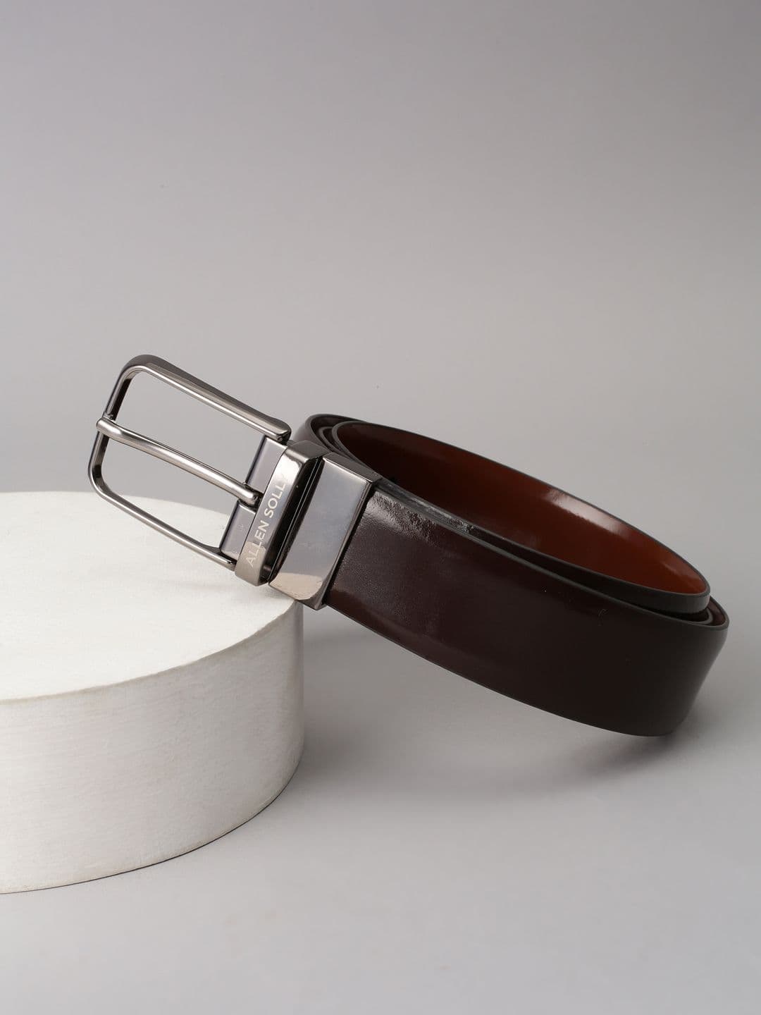 Allen Solly Men Solid Leather Formal Belt - view 1