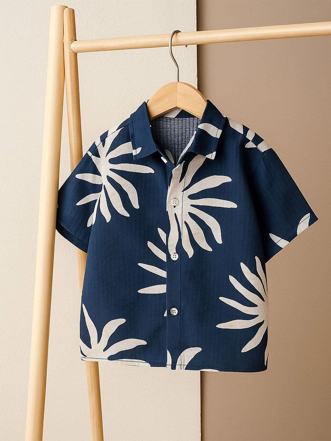 Googo Gaaga Boys Floral Printed Spread Collar Casual Shirt - view 1