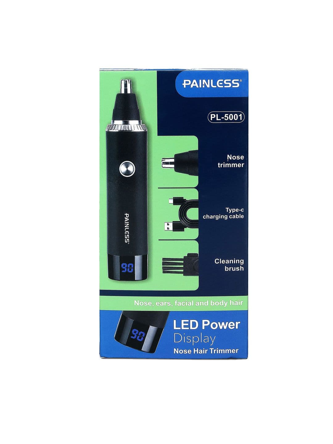 PAINLESS LED Light Digital Display Nose & Hair Trimmer - view 1