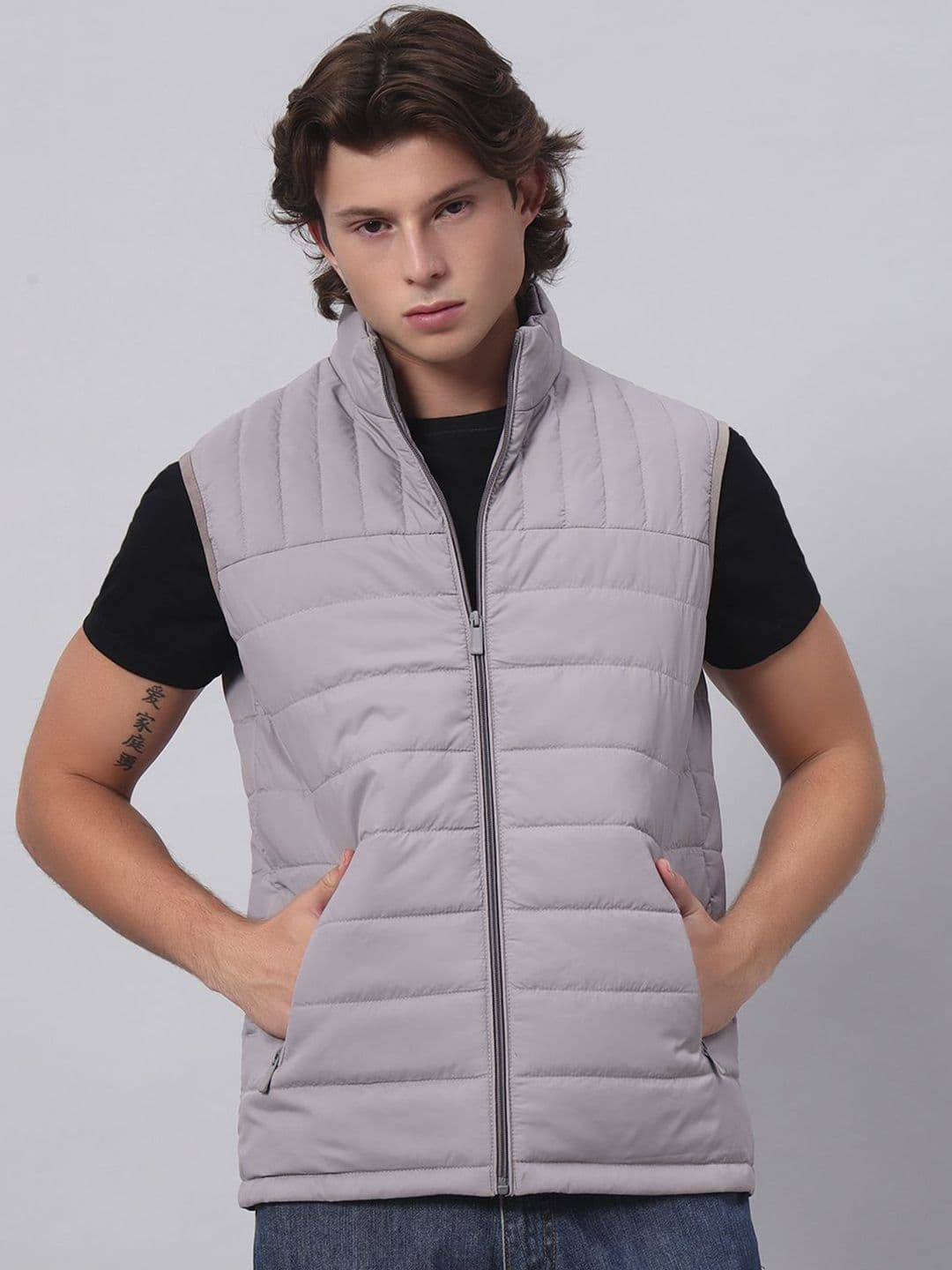 AR-FIT Men Solid Lightweight Gilet Jacket - view 1