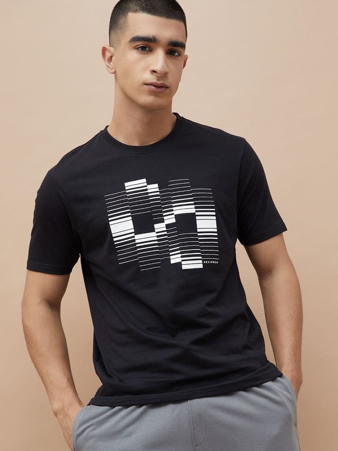 Fame Forever by Lifestyle Men Typography Printed Round Neck Cotton T-shirt - view 1