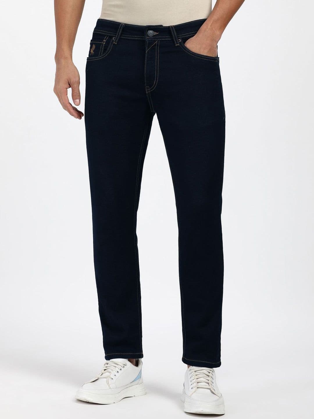 Peter England Casuals Men Mid Rise Slim Fit Clean Look Jeans - view 1