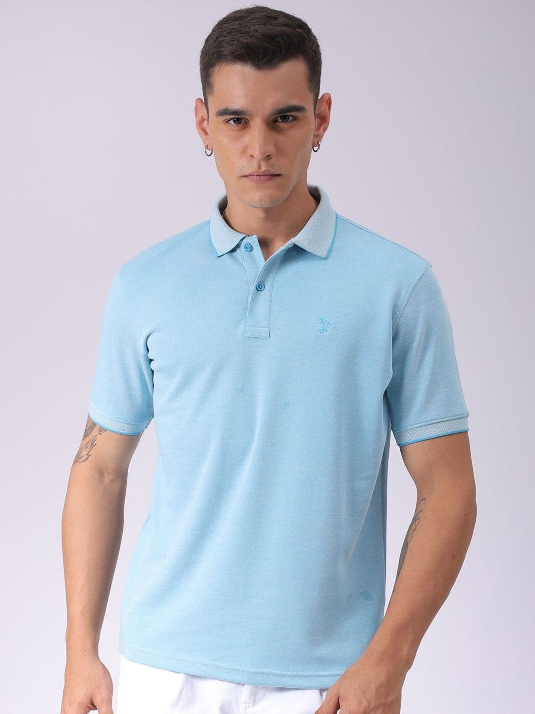 The Indian Garage Co Polo Collar Slim Fit T-shirt - view 1