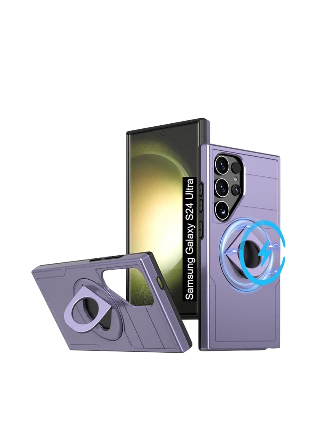 Luxury Kase Impact Resistant Samsung Galaxy S24 Ultra 5G Shockproof Rugged Back Case - view 1