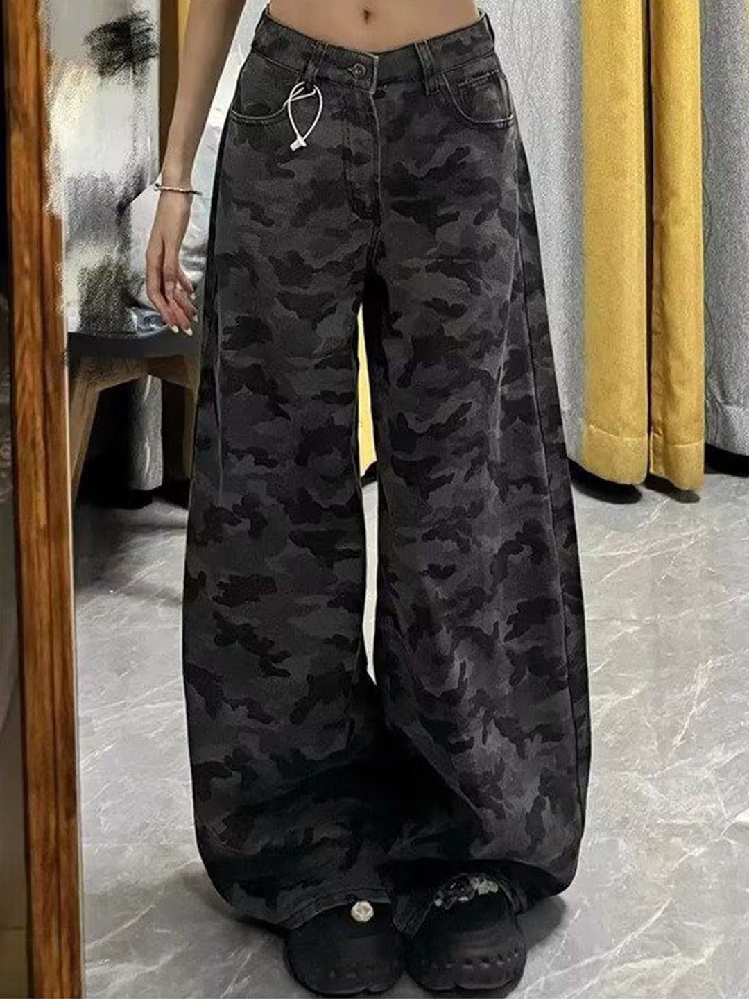 StyleCast Women Wide Leg Baggy Jeans - view 1
