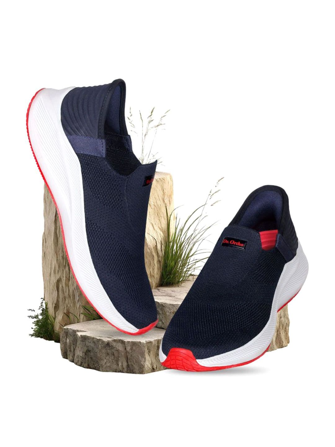 DR.ORTHO Men Textured Round Toe Slip On Sneakers - view 1