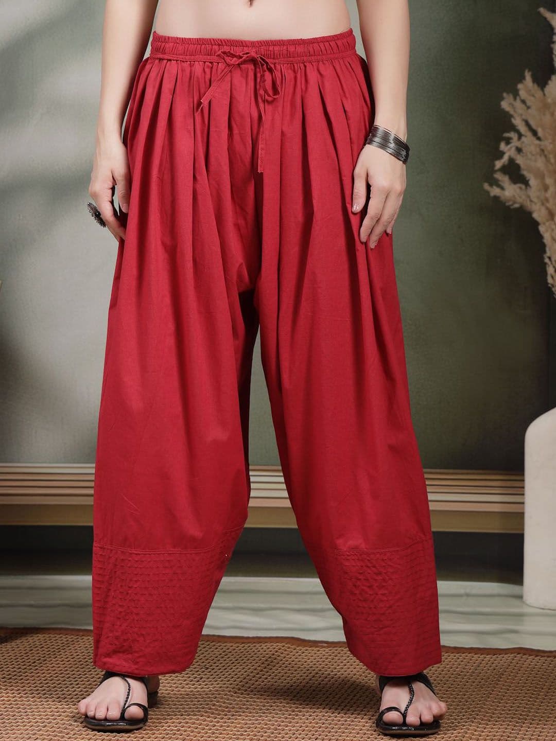 Clora Creation Women Loose Fit Cotton Salwar - view 1