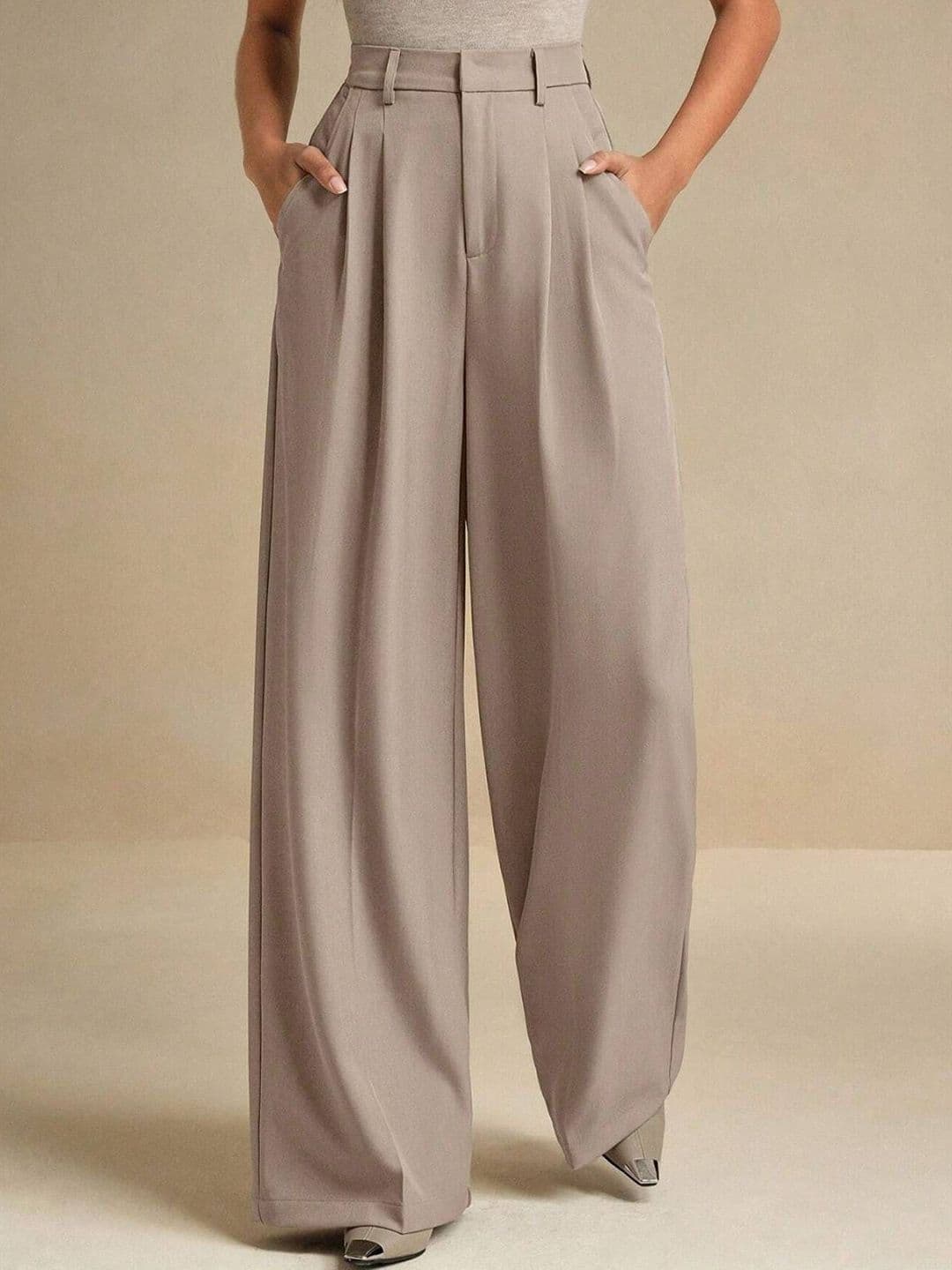 Kotty Women Relaxed Fit High-Rise Trousers - view 1