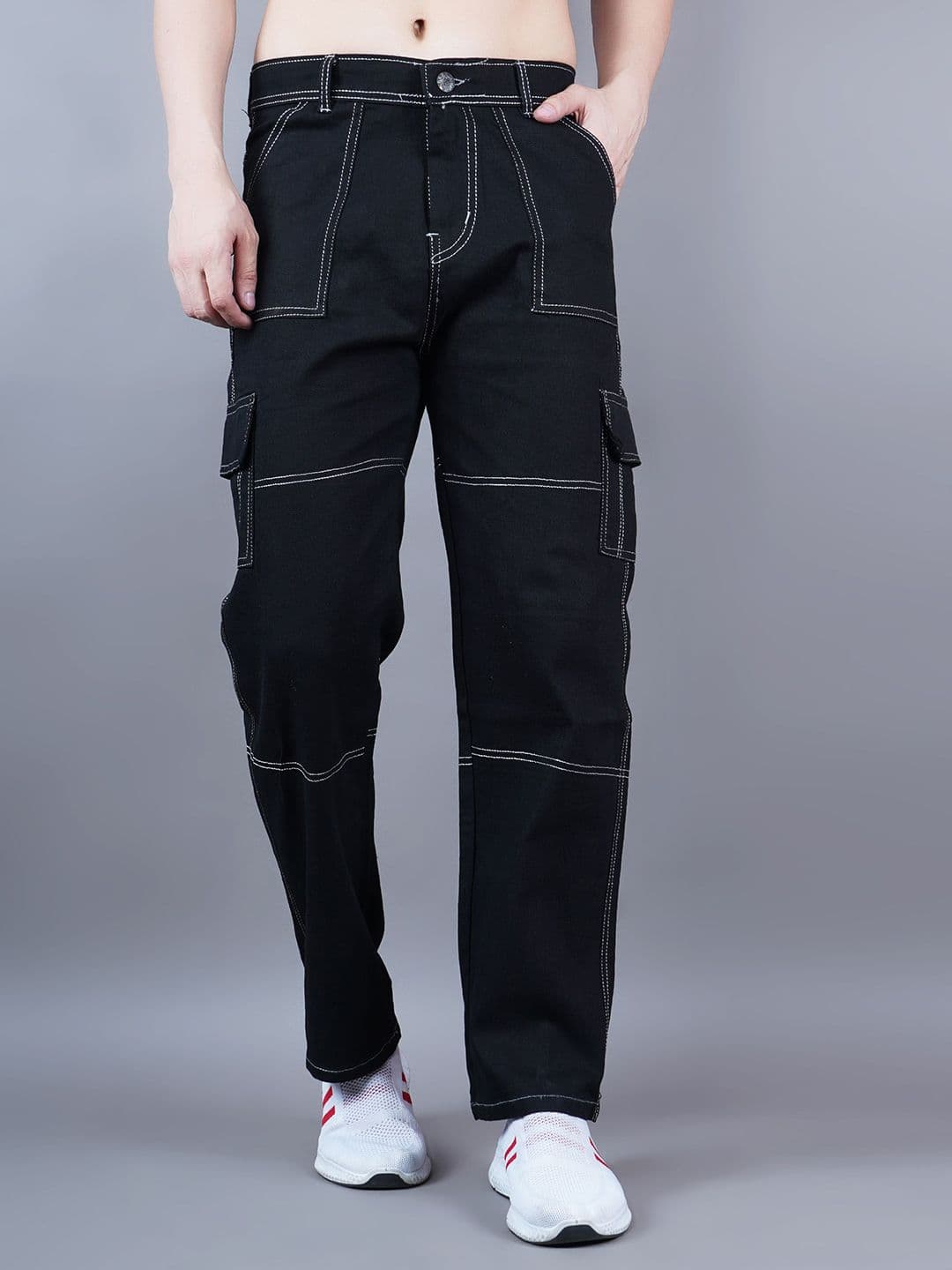 Moda Rapido Men Classic Relaxed Fit Mid-Rise Stretchable Jeans - view 1