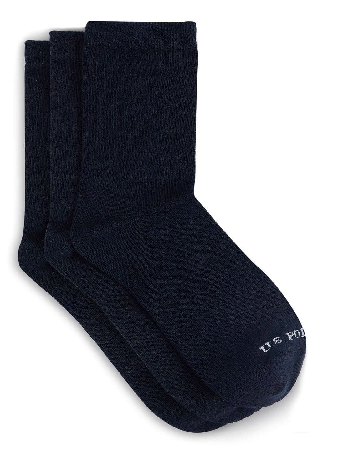 U.S. Polo Assn. Kids Pack Of 3 Mid Calf-Length Socks - view 1