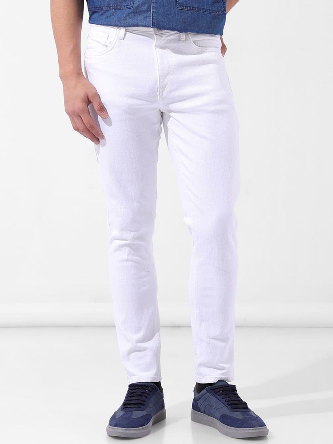 The Indian Garage Co Men Slim Fit Mid-Rise Stretchable Jeans - view 1