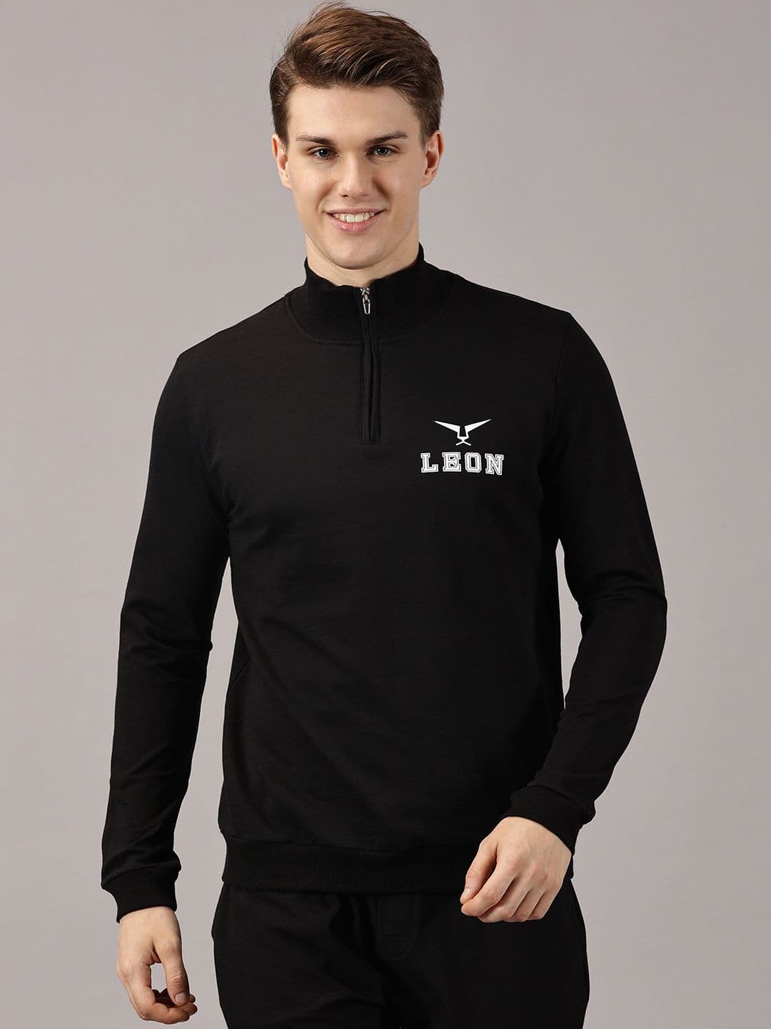 LEON Men Active wear Cotton Sweatshirt - view 1