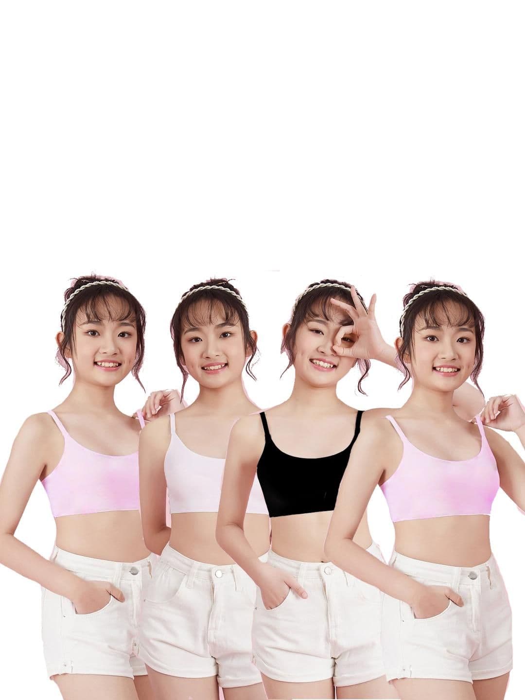 BRAAFEE Girls Pack Of 4 Full Coverage Beginners Bra - view 1