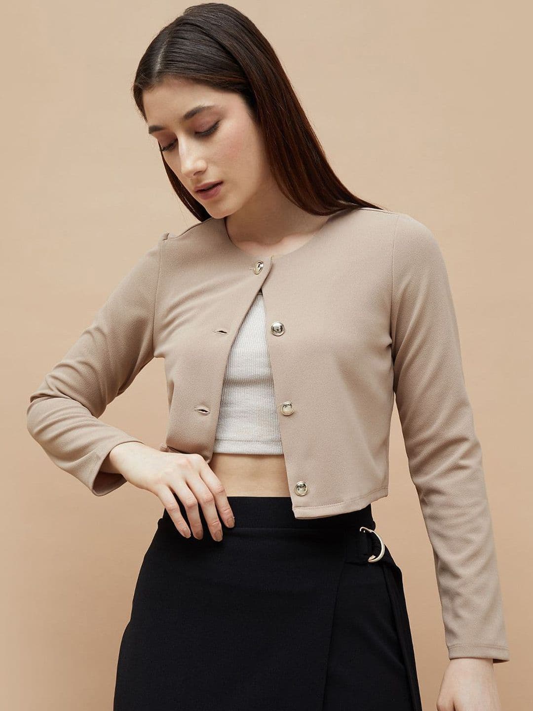 CODE by Lifestyle Round Neck Tailored Jacket - view 1