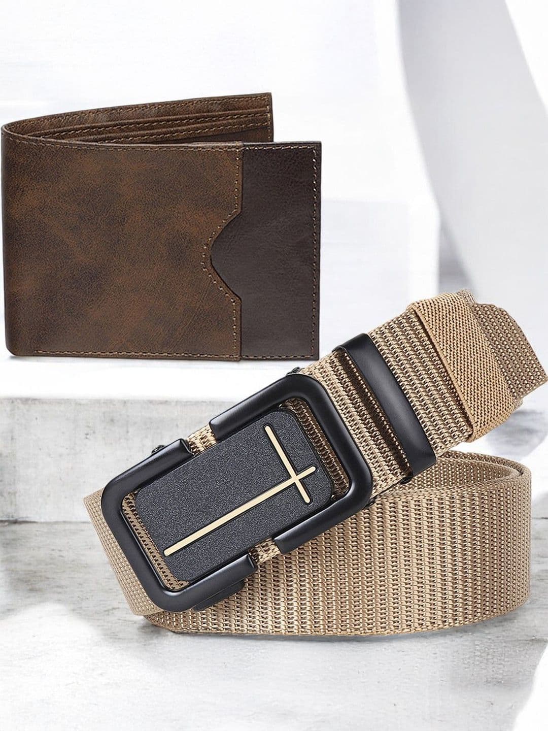 Metronaut Men Wallet and Adjustable belt Accessory Gift Set - view 1