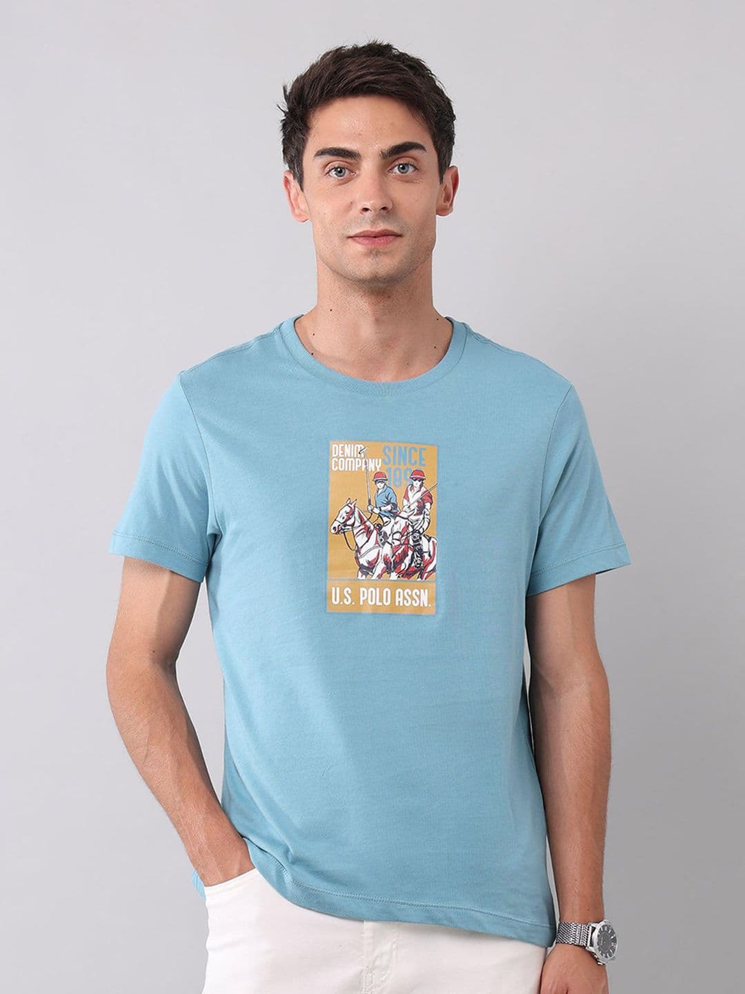 U.S. Polo Assn. Denim Co. Men Graphic Printed T-shirt - view 1