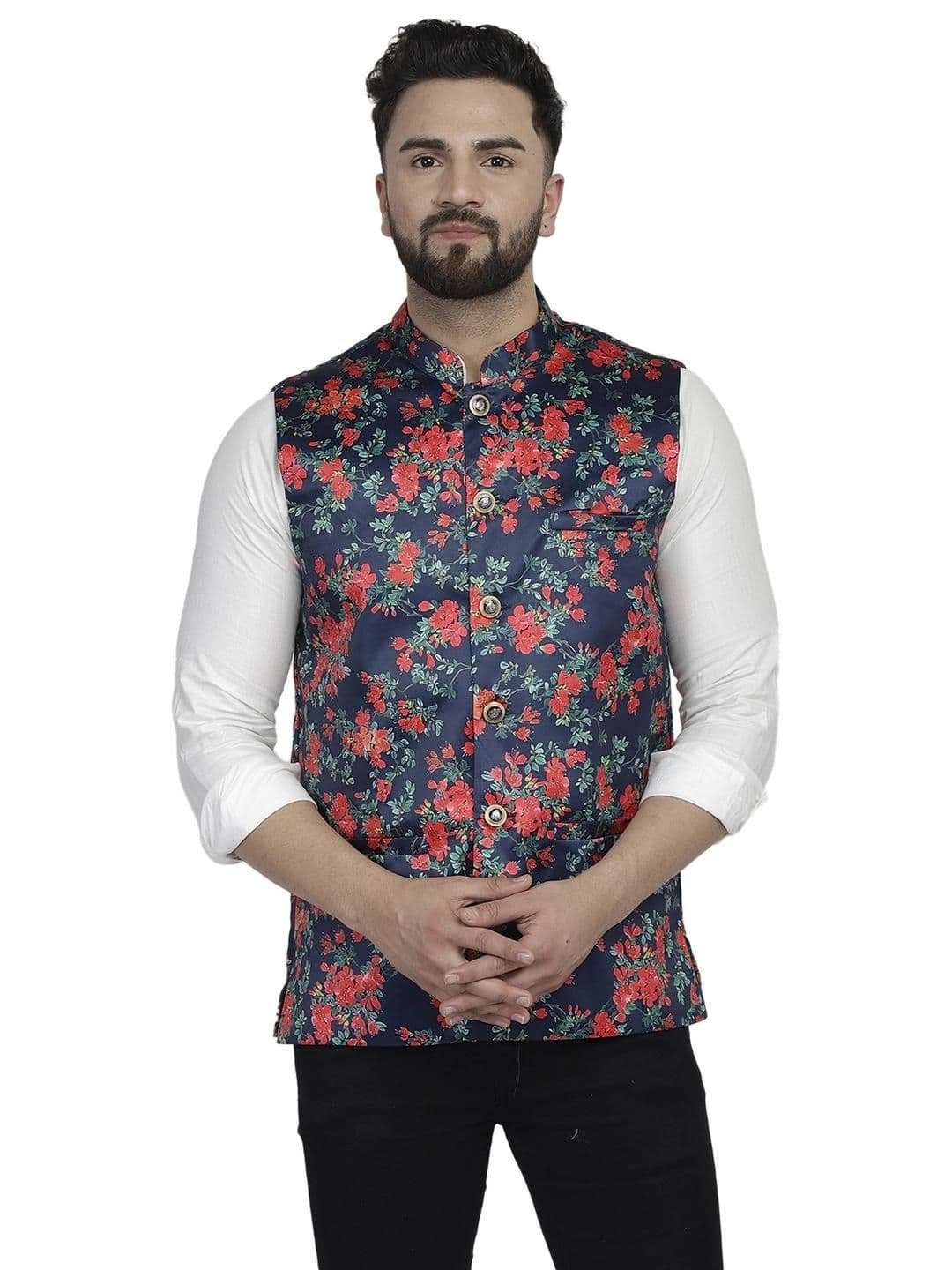 B BEN Sleeveless Printed Men Jacket () - view 1