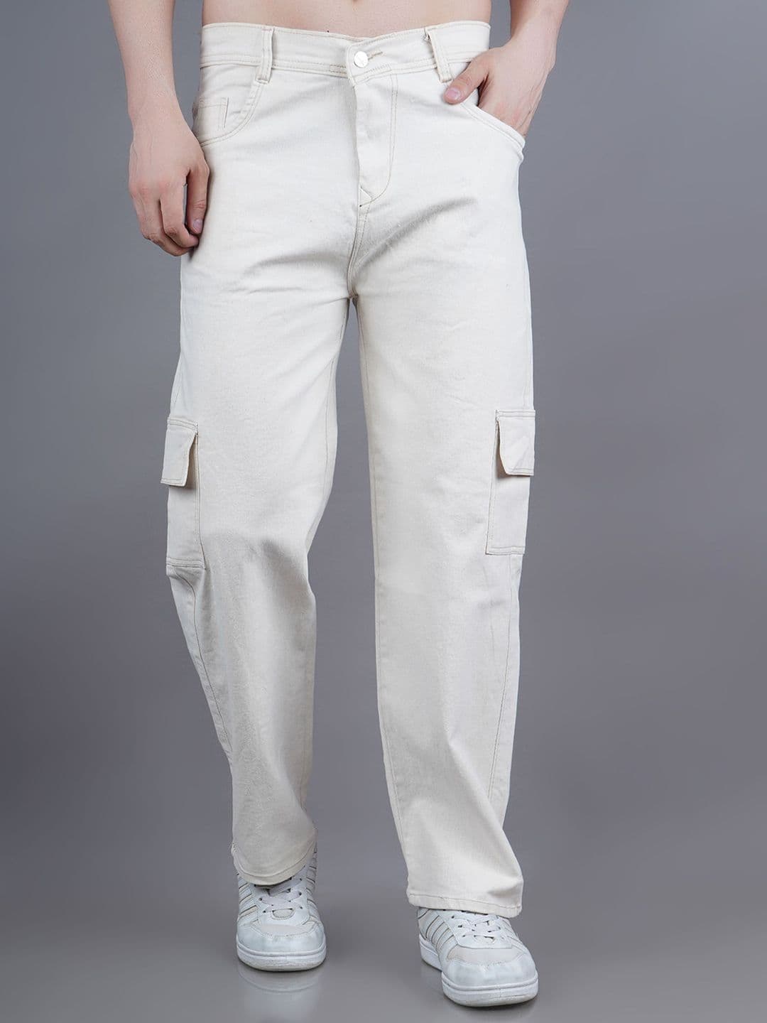 Moda Rapido Men Classic Mid-Rise Stretchable Baggy Jeans - view 1