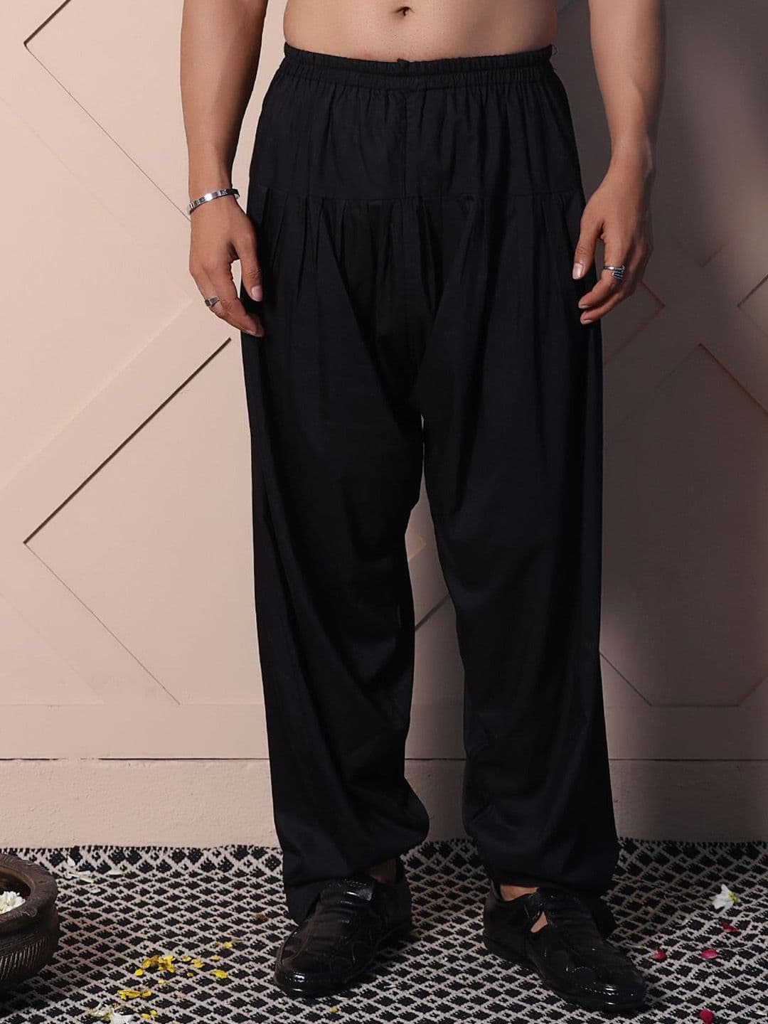 Midav Men Mid-Rise Loose Fit Dhoti Pant - view 1