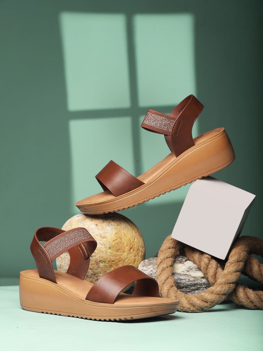 Bata Women Wedge Heel Sandals - view 1