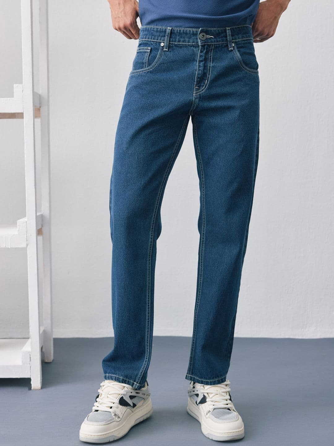 UNSTD Men Stretchable Slim Fit Denim Jeans - view 1