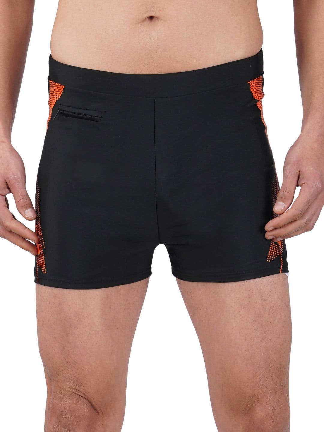 SHIFTER Mens Short Jammers Quick-Dry Swim Shorts with Compression Support - view 1