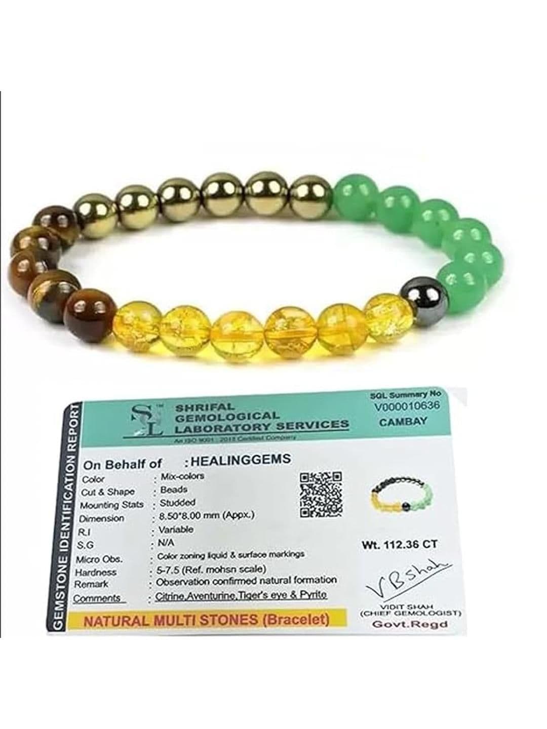 HEALINGGEMS Unisex Money Magnet Bracelet - view 1