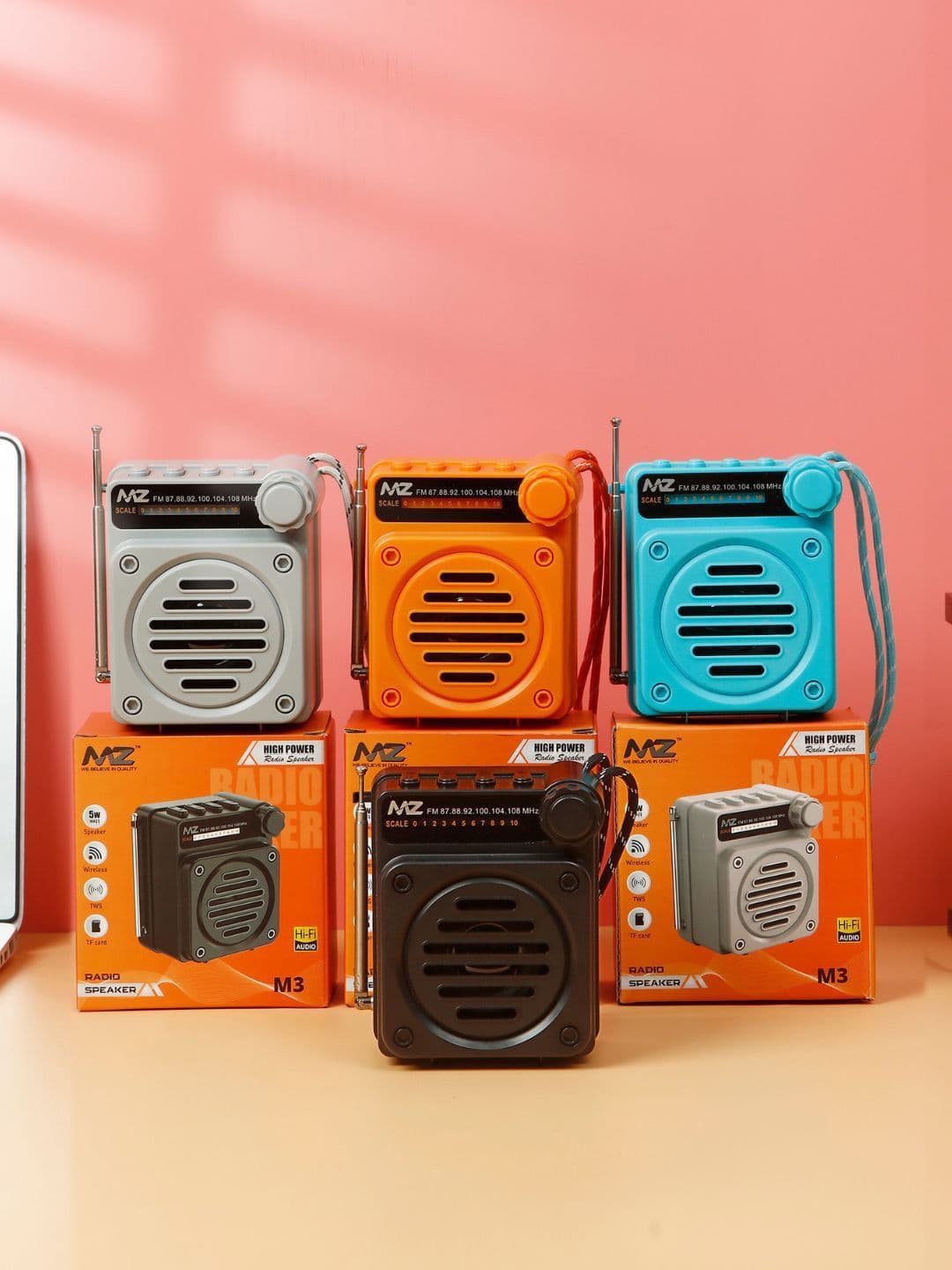 MZ Portable Bluetooth Dynamic Thunder Sound & High Bass Radio Speaker - view 1