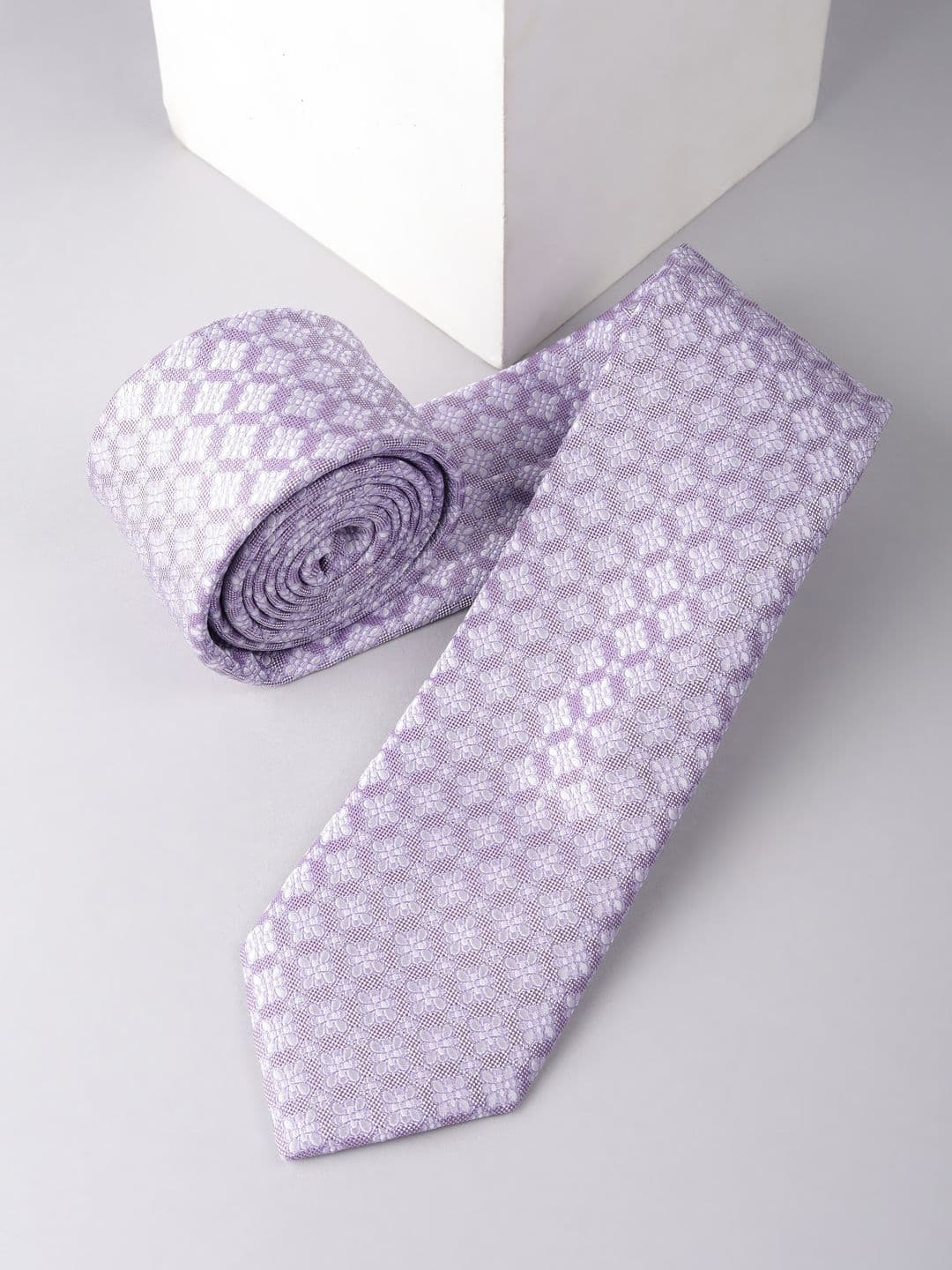 Louis Philippe Woven Design Broad Tie - view 1