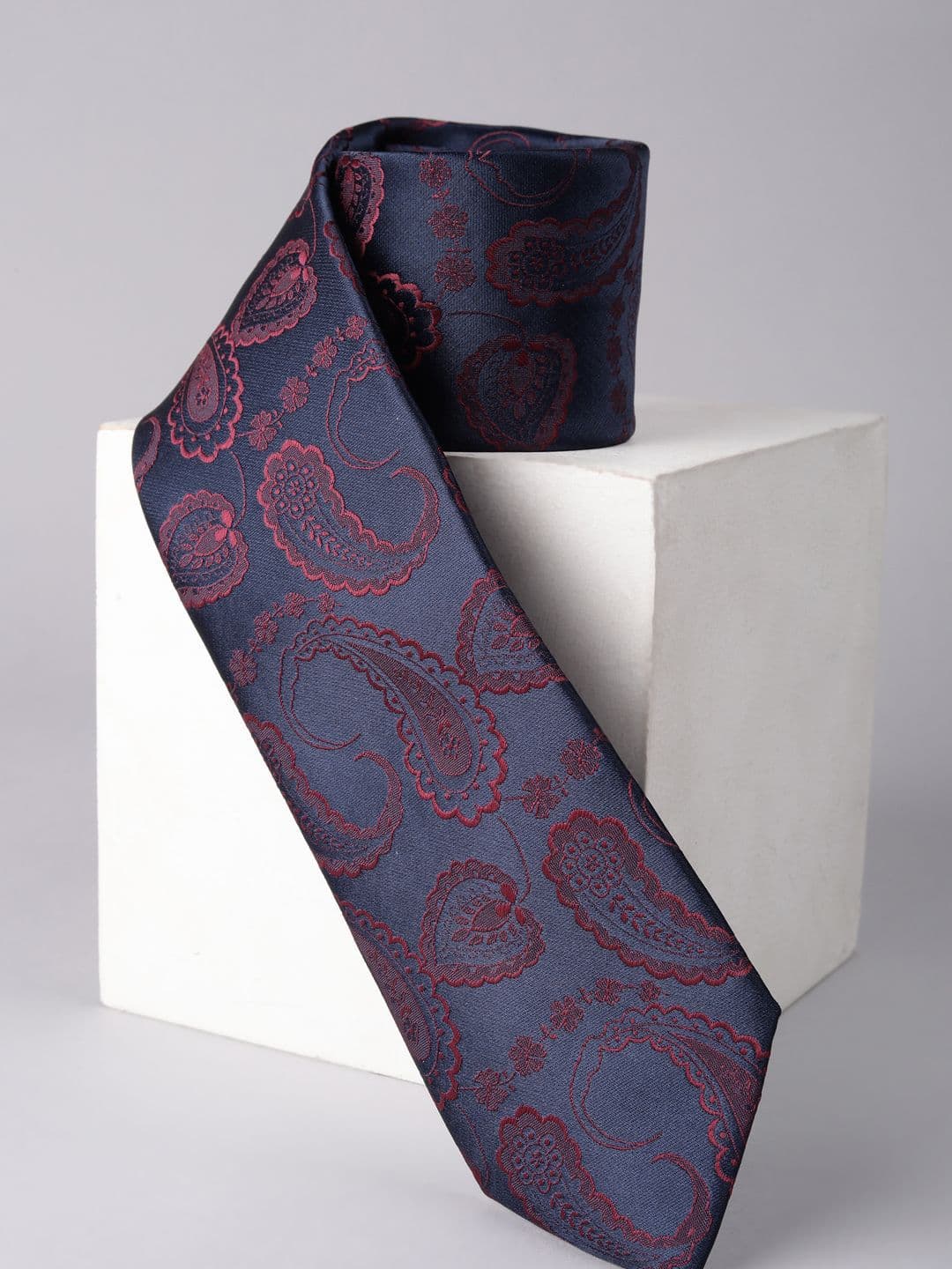 Louis Philippe Men Printed Broad Tie - view 1
