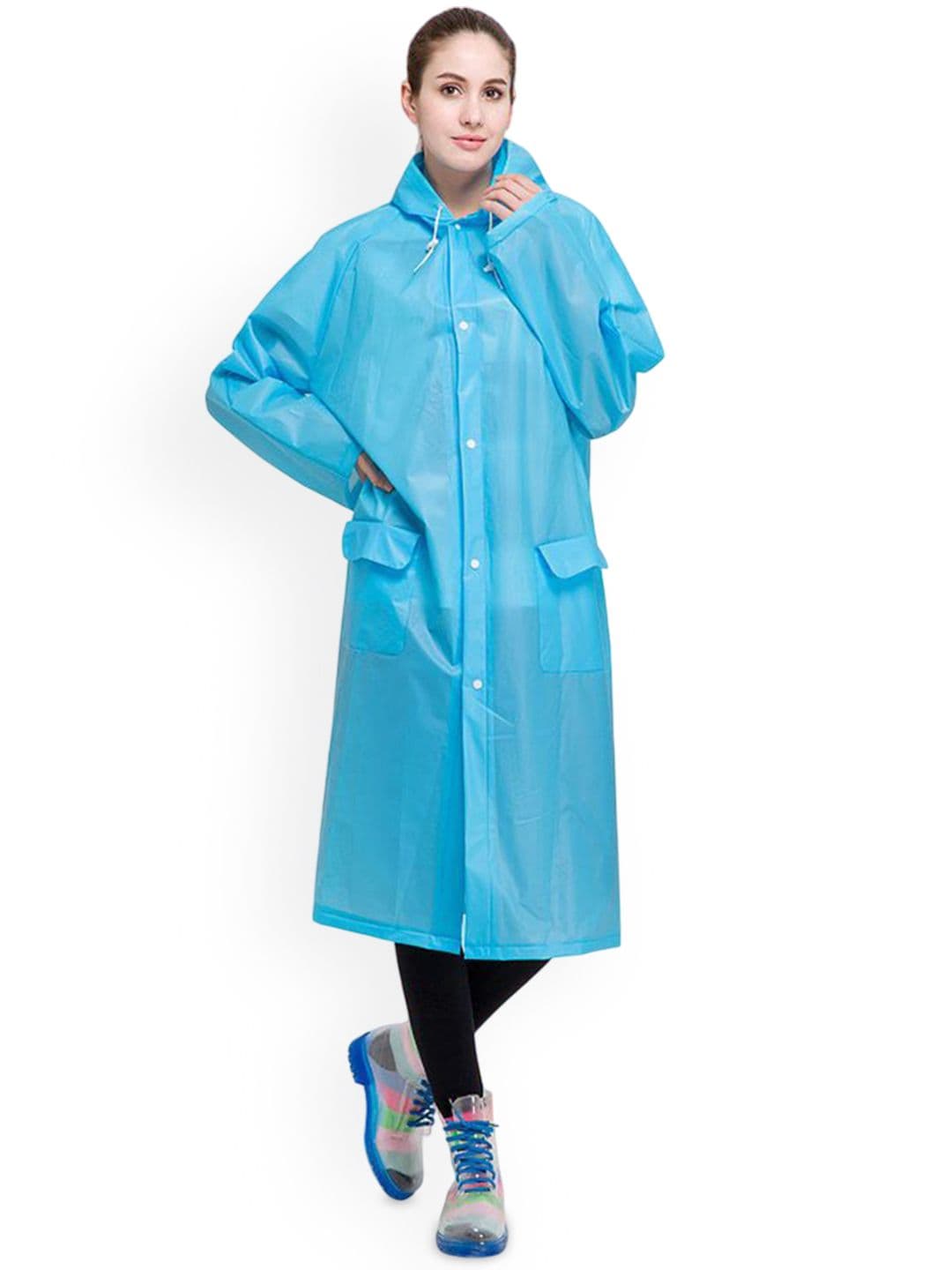 Alexvyan Water-Resistant Reusable Hooded Rain Jacket - view 1