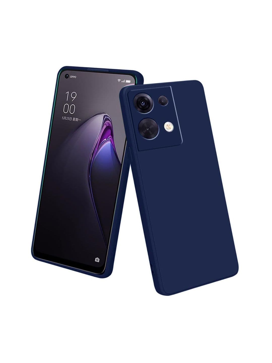 LIRAMARK Solid Printed Oppo Reno 8 Back Case Mobile Accessories - view 1