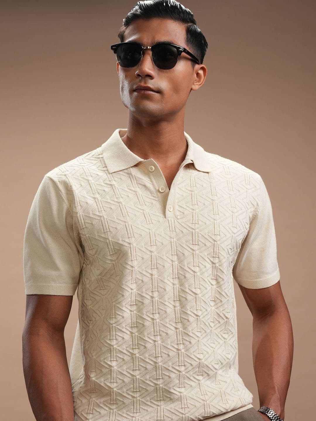 HIGHLANDER Men Polo Collar T-shirt - view 1