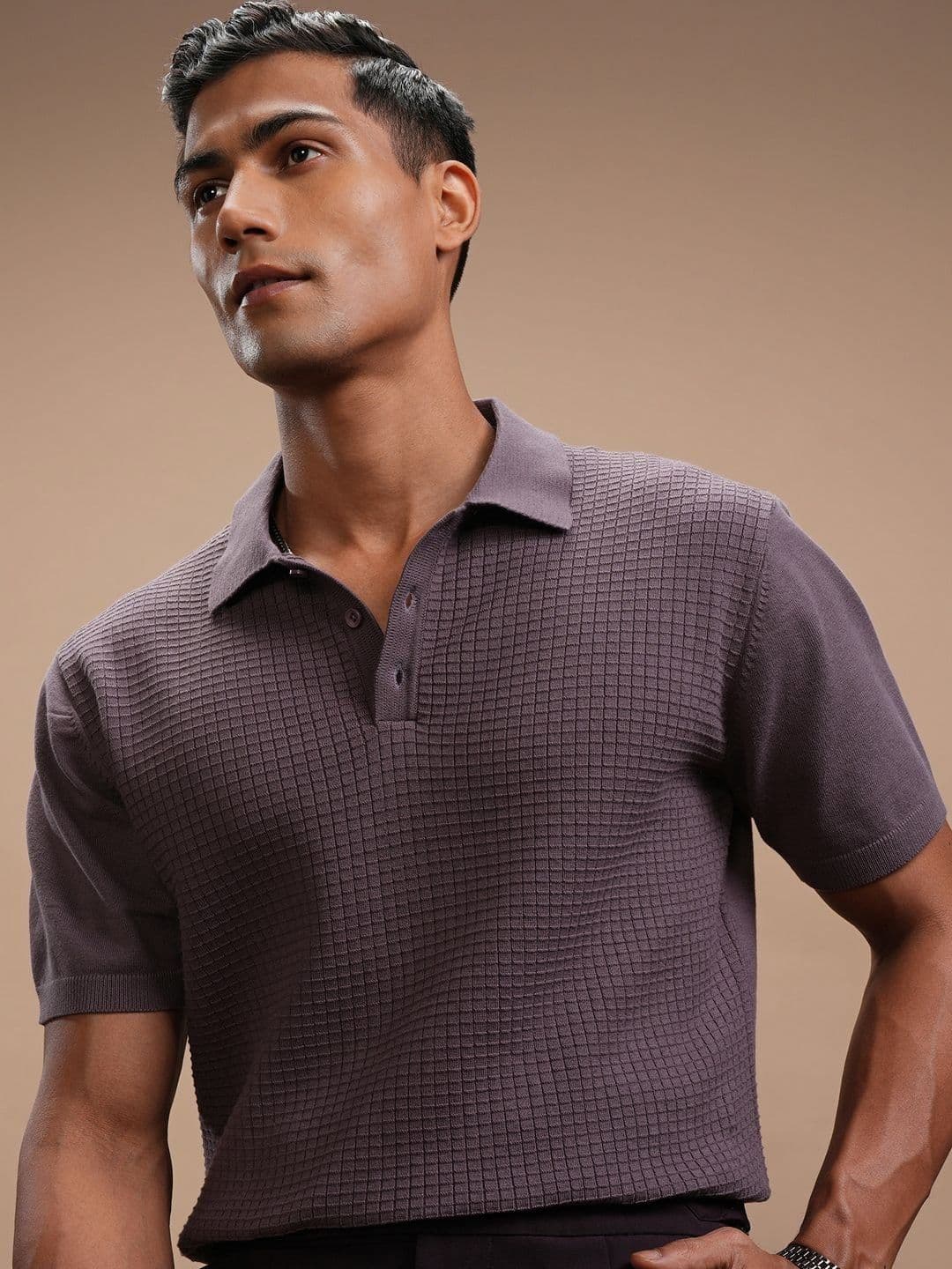HIGHLANDER Men Polo Collar T-shirt - view 1