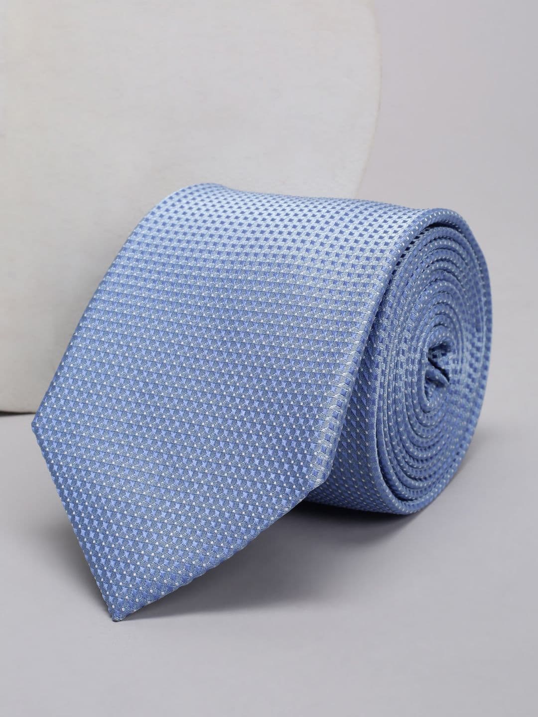 Louis Philippe Men Woven Design Broad Tie - view 1