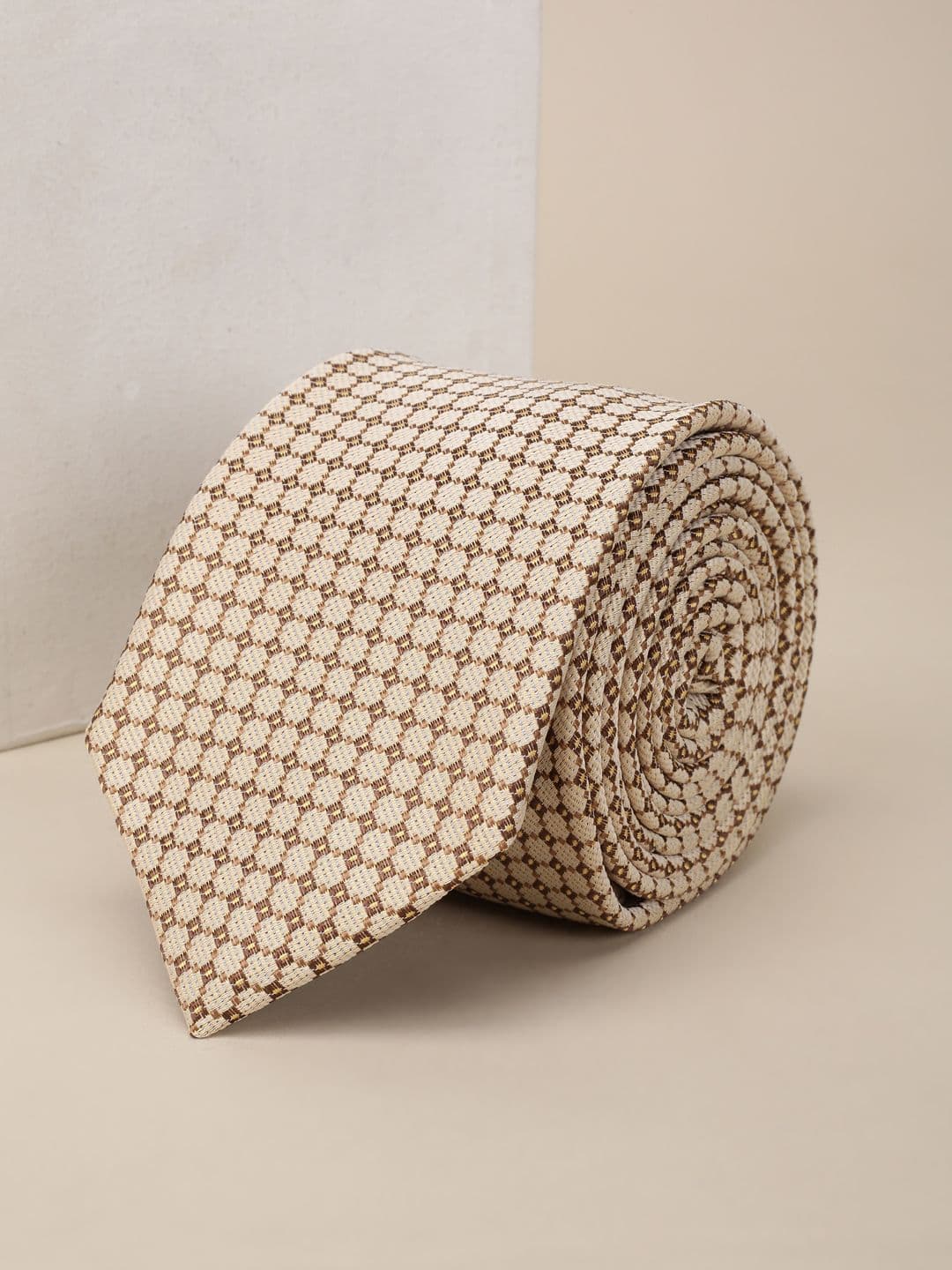 Louis Philippe Men Woven Design Broad Tie - view 1