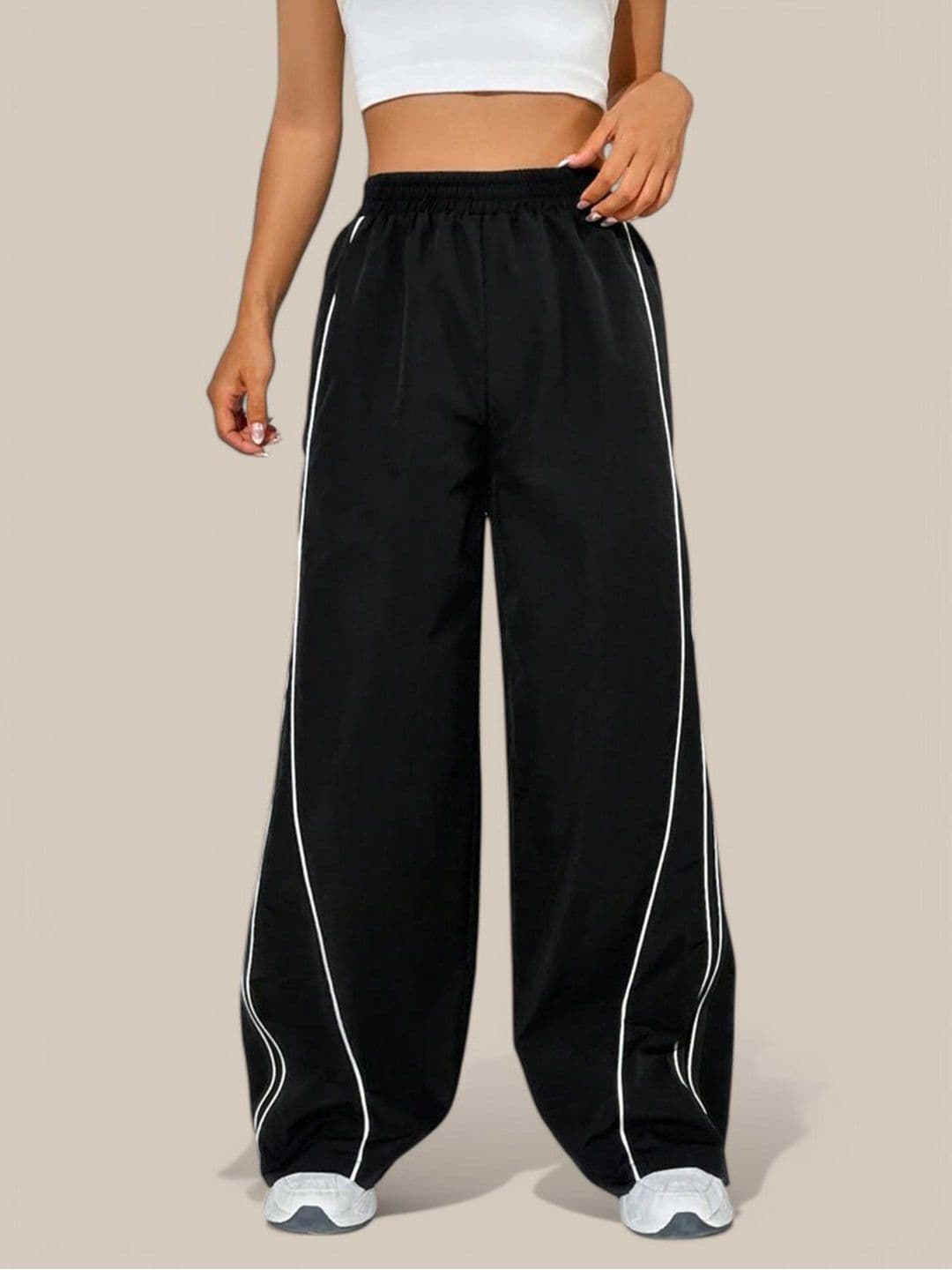 The Roadster Lifestyle Co. Women High-Rise Loose Fit High-Rise Trouser - view 1