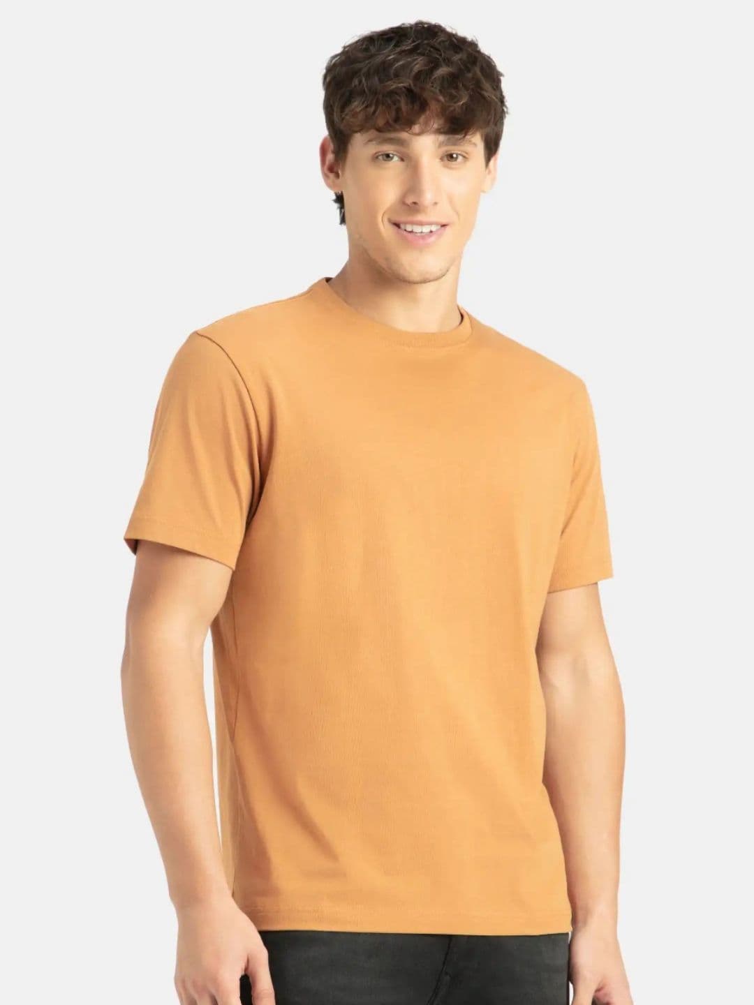 Jockey Super Combed Cotton Rich Round Neck Half Sleeve Tshirt-2714 - view 1