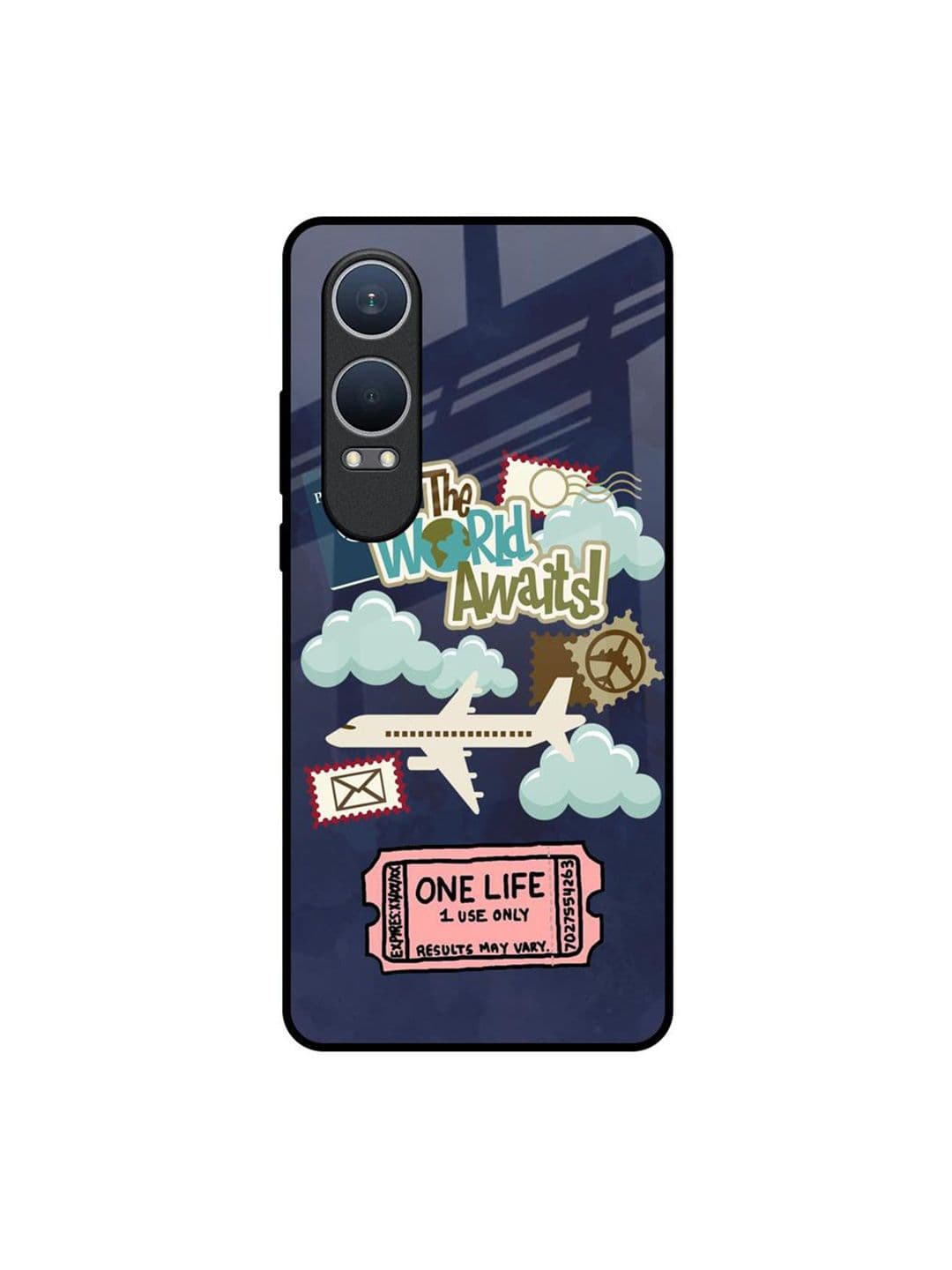 QRIOH Tour The World OnePlus Nord CE4 Lite 5G Impact Resistant Back Case - view 1