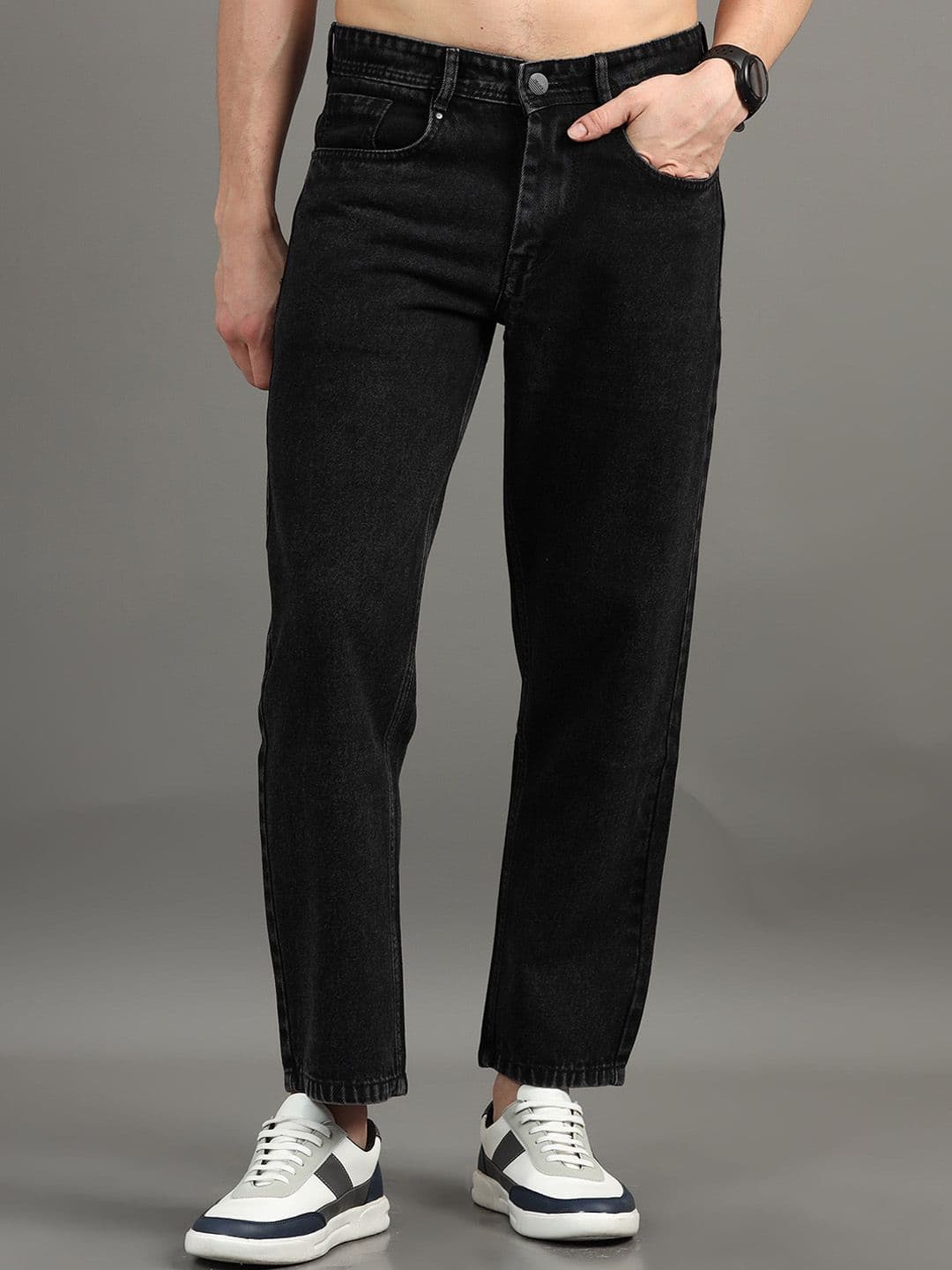 Kolor Fusion Men Mid-Rise Baggy Jeans - view 1